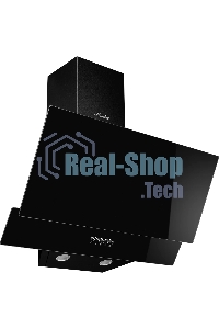 Вытяжка наклонная Monsher ROUEN 60 Noir Verre черный, 60 см, 1100 куб. м/ч, 53 дБ