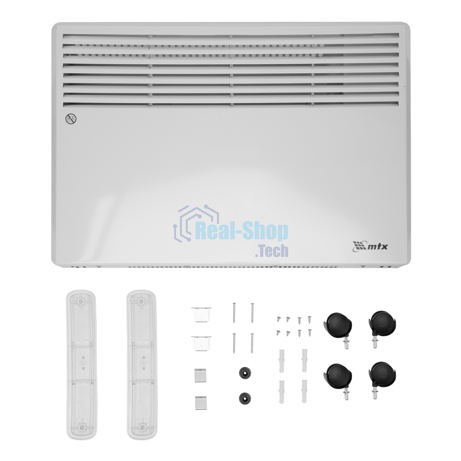 Конвектор MTX CH-1500, белый, 1500 Вт, 20 м2, термостат