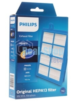 Фильтр для пылесоса Philips FC8038/01 HEPA13, для пылесосов Performer FC915X/FC917X, SilentStar FC93XX, Jewel FC90XX, Marathon FC9205, PowerPro FC876X