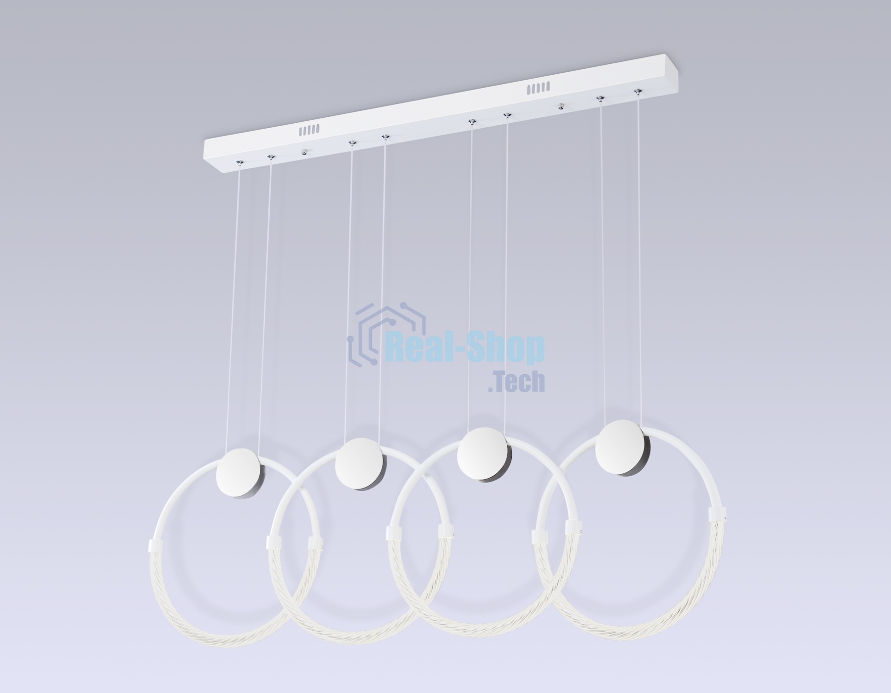 Светильник Ambrella light FL10598/4 WH/CH белый/хром 4200K 45W 940*20*1200 (Без ПДУ)