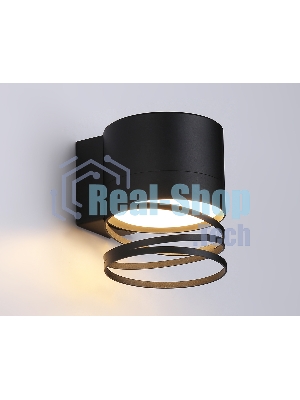 Светильник Ambrella light TN71113 BK черный GX53 max 12W 110*82*100