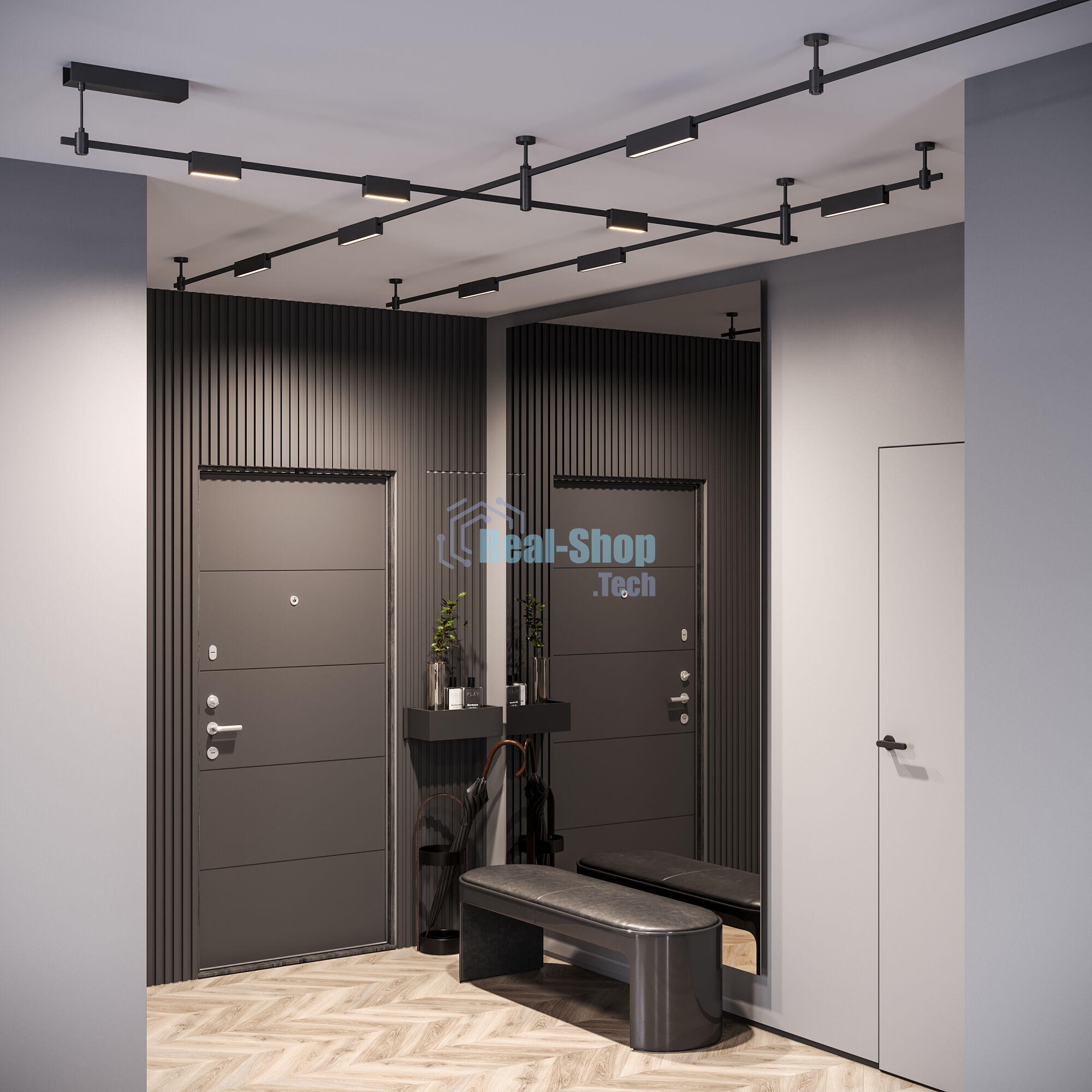 Трековый светильник 85122/01 6W 3000K  (чёрный) Esthetic Magnetic