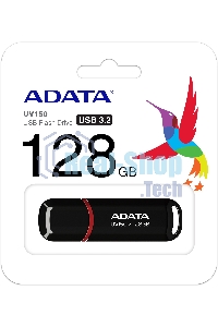 Флешка USB ADATA UV150 (AUV150-128G-RBK), 128Gb, USB 3.0, R/W 100/30, черный