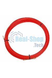 Протяжка кабельная Rexant (мини УЗК в бухте), стеклопруток, d=3,5мм, 30м красная