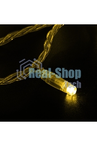 Гирлянда Neon-night Нить 10м, эффект мерцания (каждый 5-ый), прозрачный ПВХ, 230В, Желтый