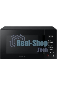 Микроволновая печь Samsung MS23T5018AK/BW черный, 23 л, 800 Вт, переключатели - сенсор