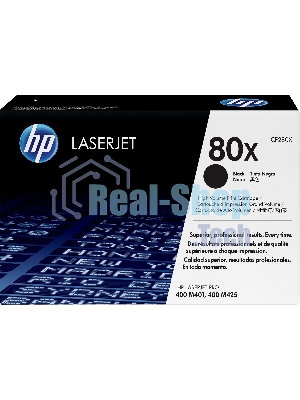 Картридж лазерный HP CF280X черный LaserJet Pro 400 M401/M425 (6900 стр.)