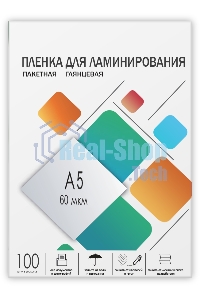 Пленка для ламинирования Гелеос А5, (154х216 мм), (60 мик), 100 шт. LPA5-60