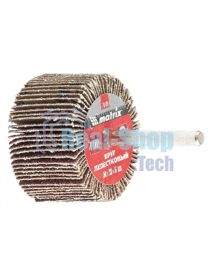 Круг лепестковый Matrix для дрели, 50 х 30 х 6 мм, P 60