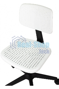 Кресло детское Бюрократ CH 200 белый пластик крестов. пластик