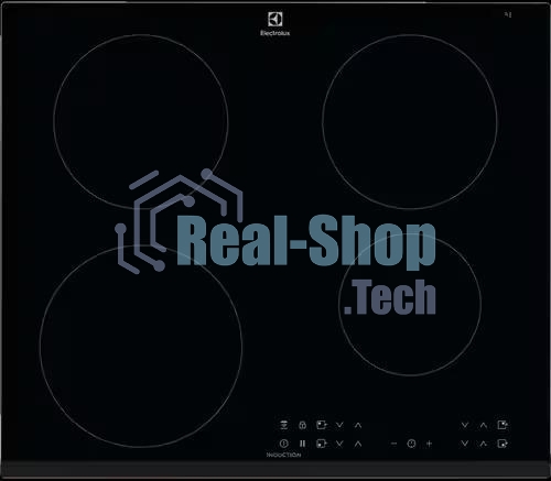 Индукционная варочная панель Electrolux CIR60430 на 4 конфорки, cтеклокерамика, мощность: 7350 Вт