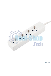 Удлинитель PROconnect 4 гнезда, 5 м, 3х0.75 мм², с/з, белый