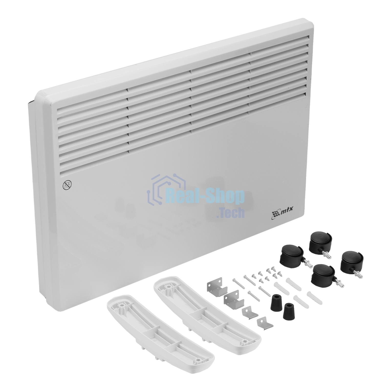 Конвектор MTX CH-1500, белый, 1500 Вт, 20 м2, термостат