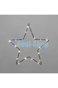 Светодиодная подвесная фигура Neon-night Звезда на металлическом каркасе, цвет теплый белый