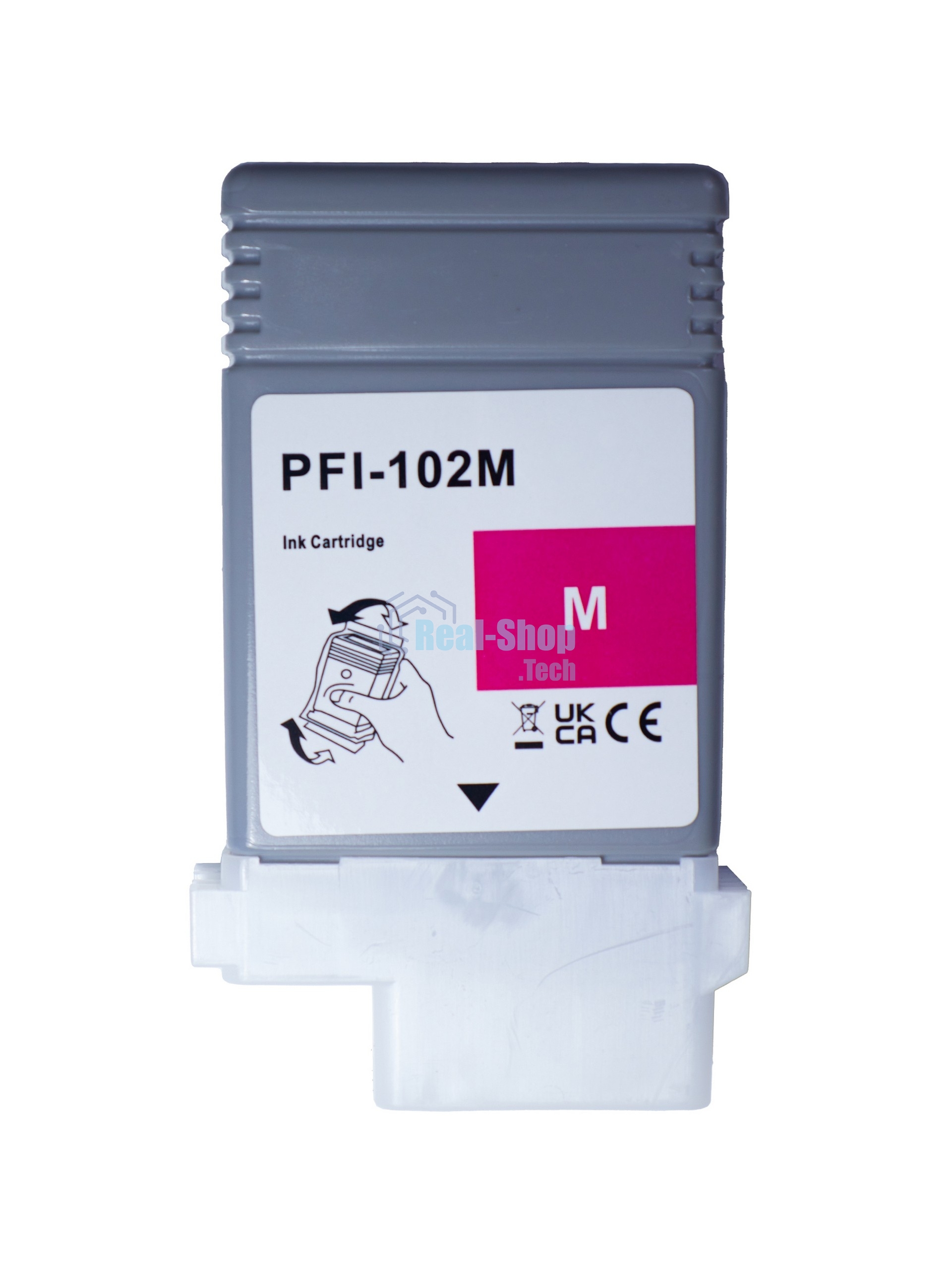 Картридж струйный Sakura 0897B001 (PFI-102M) для Canon, пурпурный, 130 мл.