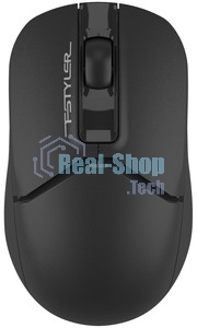 Мышь беспроводная A4Tech Fstyler FB12 черный, 1200 dpi, радиоканал, Bluetooth, USB, кнопки - 3
