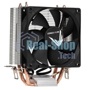 Устройство охлаждения (кулер) Aerocool Formula Ice Boid 2PSDB черный 90мм алюминий+медь 2100rpm 34db 4-pin 90W 135мм