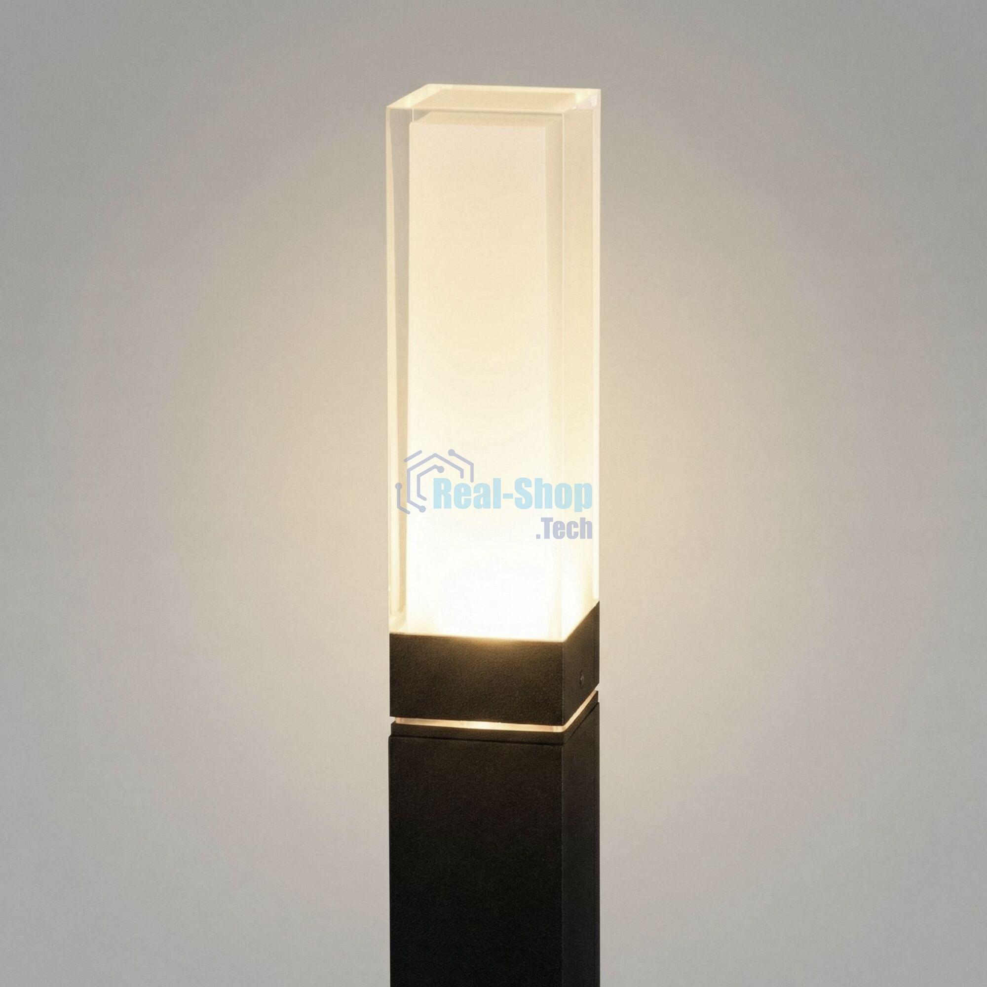 1537 TECHNO LED / Светильник садово-парковый со светодиодами чёрный