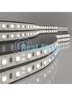 Лента светодиодная 5050 12V 60Led 14,4W IP20 / 60Led 14,4W IP20 4200K дневной белый
