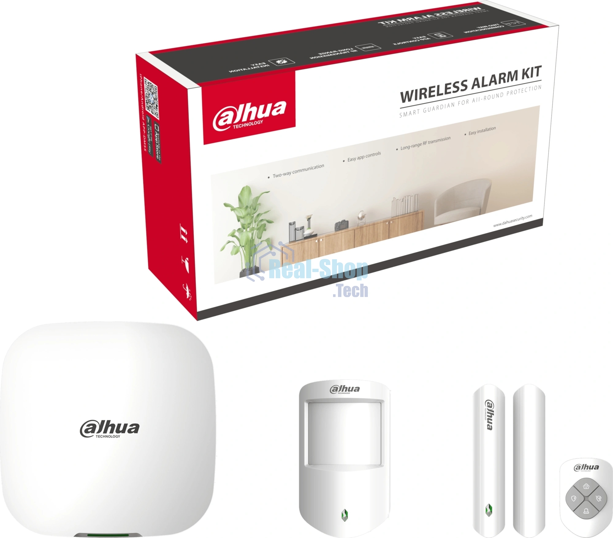 Комплект охранной сигнализации Dahua DHI-ART-ARC3000H-03-GW2(868)