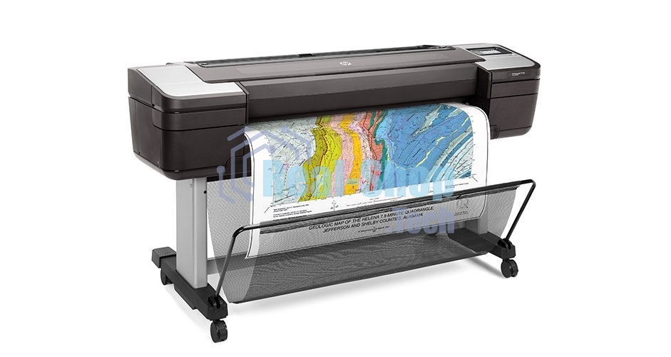Плоттер струйный HP DesignJet T1700dr 44-in Printer (W6B56A), A0, цветной, 44