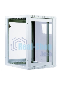 Шкаф телеком. настенный разборный 15U (600х650), съемные стенки, дверь стекло (ШРН-M-15.650)