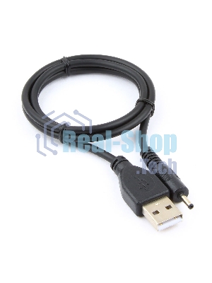 Кабель Gembird/Cablexpert AM/DC 2,5мм 5V 2A (для планшетов Android), 0.7м, экран, черный, пакет