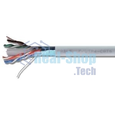 Кабель витая пара Rexant F/UTP cat.5e 1х2х24AWG solid CU PVC сер. (м)