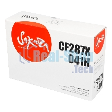 Картридж Sakura CF287X/041H для HP и Canon, черный, 20000 к.