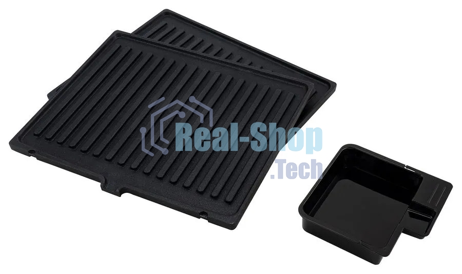 Гриль электрический Hyundai HYG-5047 2200Вт черный/черный