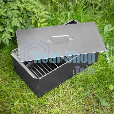 Коптильня двухъярусная большая 600х320х250 мм, 0,8 мм, с поддоном, Camping Palisad