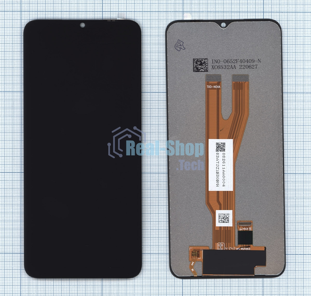Дисплей для Samsung Galaxy A03 Core SM-A032F черный