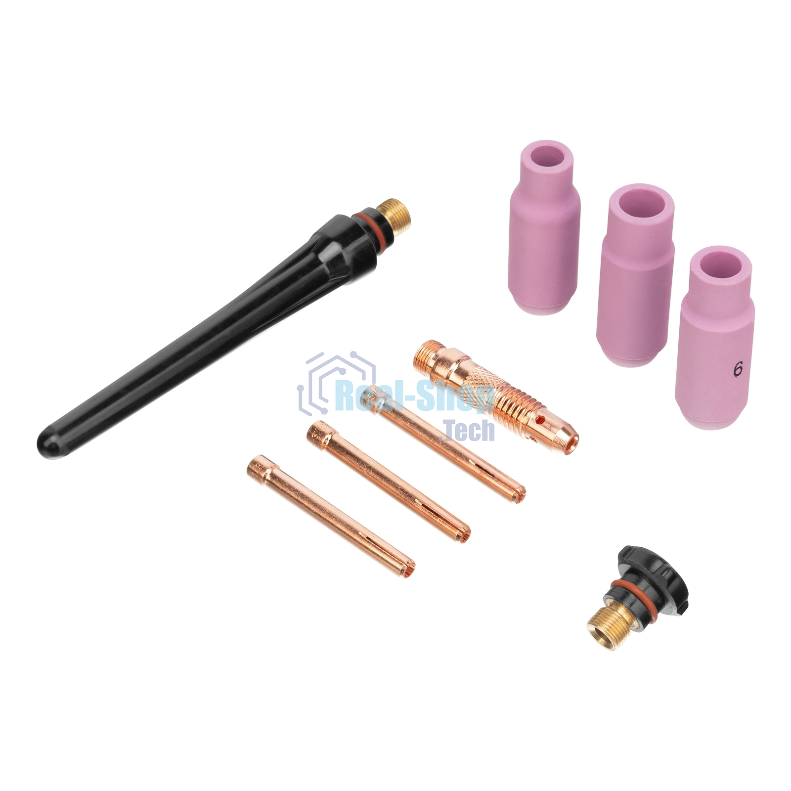 Горелка сварочная Denzel TIG WP26, разъем 2 пина, 3 метра