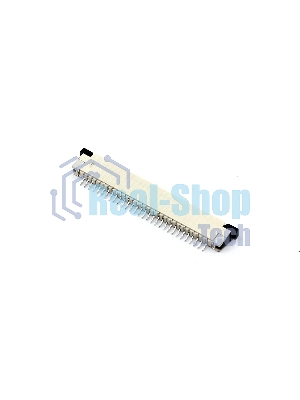 Разъем FPC Half Coverage Top Contact 1.0K-BS-30PWB 30 pin высота 2мм шаг 1мм