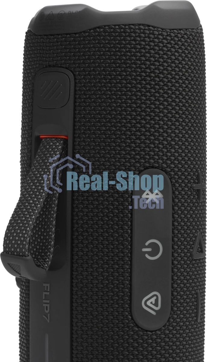 Колонка портативная JBL Flip 7 черный 25W 1.0 BT 4800mAh (JBLFLIP7BLK)