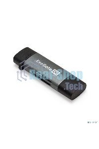 Кард-ридер ExeGate CR-201CA/серый/SDXC/SDHC/SD/microSDXC/microSDHC/microSD/USB Type-A/Type-C/алюминий