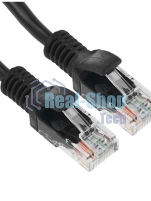 Патч-корд UTP Cablexpert PP12-7.5M/B cat.5e, 7.5м, литой, многожильный, черный