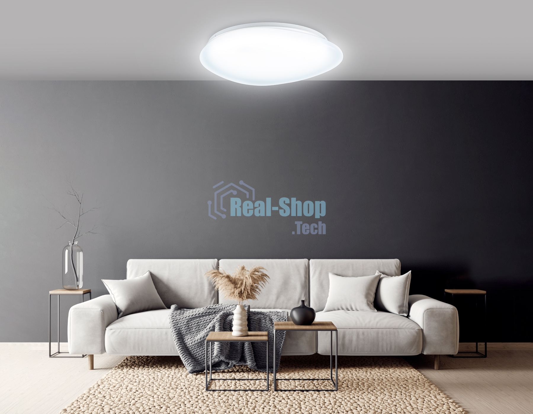 Потолочный светодиодный светильник Ambrella light FZ1605 FR матовый IP20 60W 5000K 510*100 (Без ПДУ)