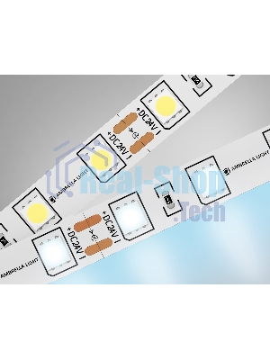 Светодиодная лента Ambrella light GS4003 5050 60Led/ 14.4W m/ 24V IP20 6500K/ 5000*10*1.87mm (2 конт.)