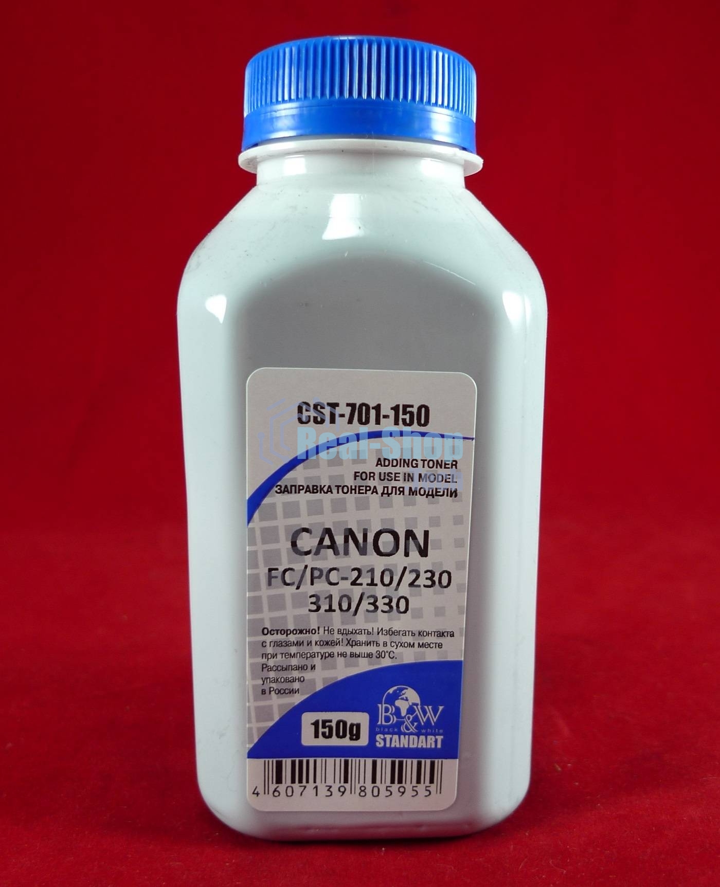 Тонер Canon FС/PC-210/230/310/330 (фл. 150г) B&W Standart фас. Россия