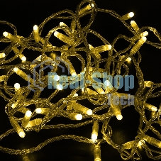 Гирлянда Neon-night Нить 10м, с эффектом мерцания, прозрачный ПВХ, 24В, Желтый