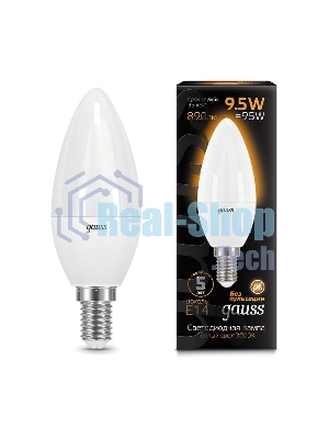 Лампа светодиодная LED Gauss Candle E14 9.5Вт 3000К