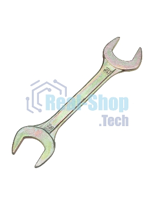 Ключ гаечный рожковый Rexant 30х32 мм, желтый цинк