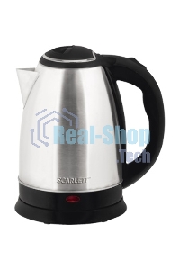 Чайник электрический Scarlett SC-EK21S26 1.8л. 1800Вт серебристый (корпус: нержавеющая сталь)