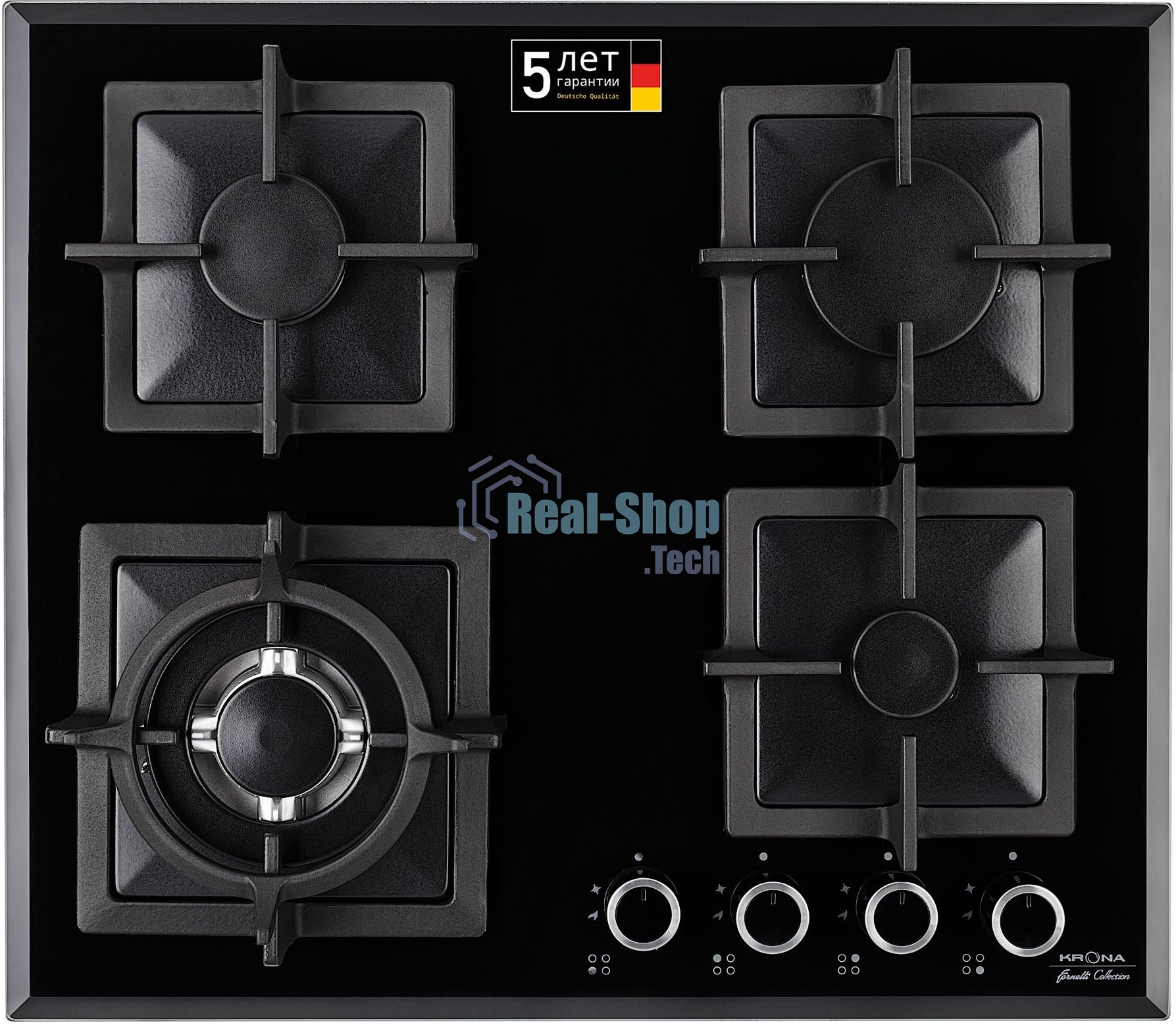 Газовая варочная панель Krona CALORE 60 BL