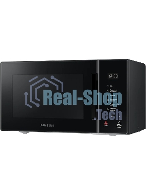 Микроволновая печь Samsung MS23T5018AK/BW черный, 23 л, 800 Вт, переключатели - сенсор
