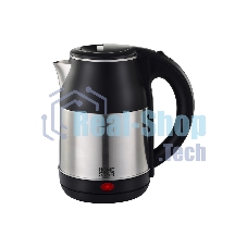 Чайник электрический HOMESTAR HS-1034 1,8л, нержавейка, черный (12)