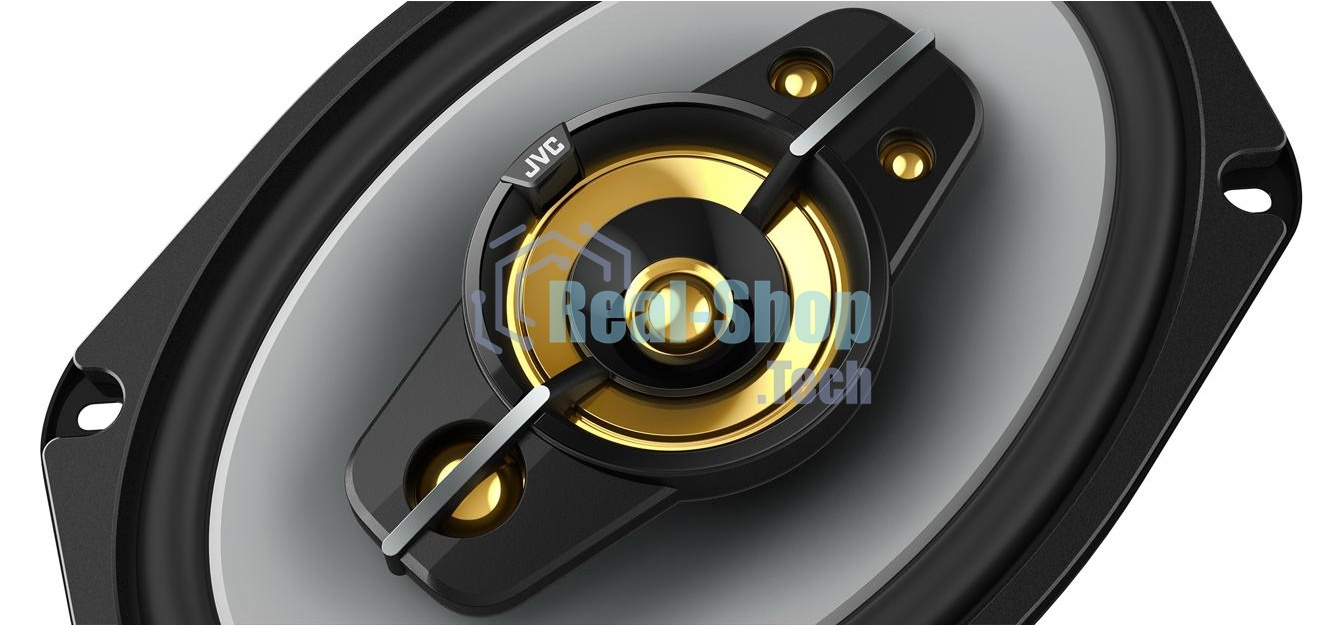 Колонки автомобильные JVC CS-DR695HP 4Ом 15x23см (6x9дюйм) (ком.:2кол.) коаксиальные пятиполосные