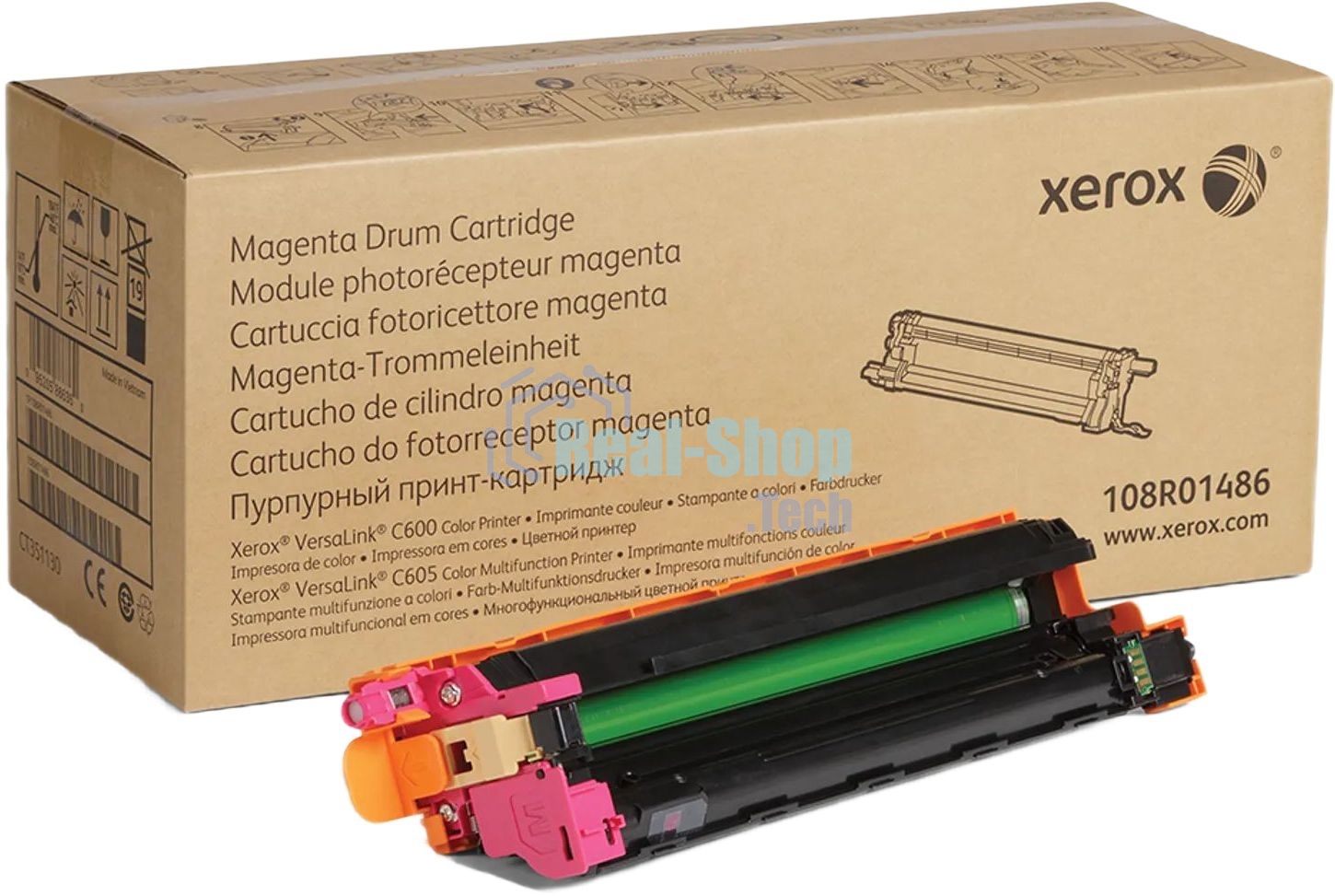Барабан Xerox 108R01486пурпурный,magenta (40000 стр)для Xerox VersaLink C600/C605 (Channels)
