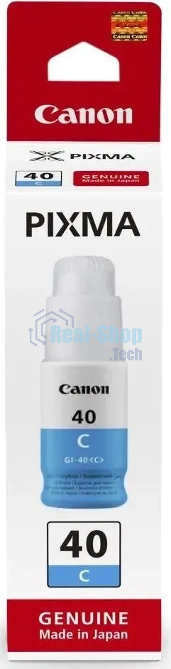 Контейнер с чернилами Canon GI-40 C голубой (7700 стр.) для СНПЧ Pixma G5040/G6040